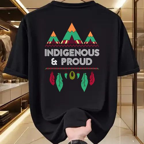 Native American T-Shirts, Vintage Native American Unisex T-Shirt/Hoodie/Sweatshirt HLT00 - Indigenous and Proud Native Pride Indigenous People T