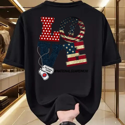Gift for Mom Shirt, Funny Mom Unisex T-Shirt/Hoodie/Sweatshirt HLT00 - Love National Guard Mom Graduation Proud National Guard Mom T-Shirt
