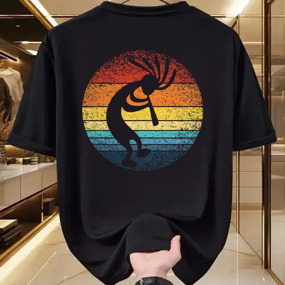 Native American T-Shirts, Vintage Native American Unisex T-Shirt/Hoodie/Sweatshirt HLT00 - Dancing Kokopelli Southwestern USA, Native American Symbol