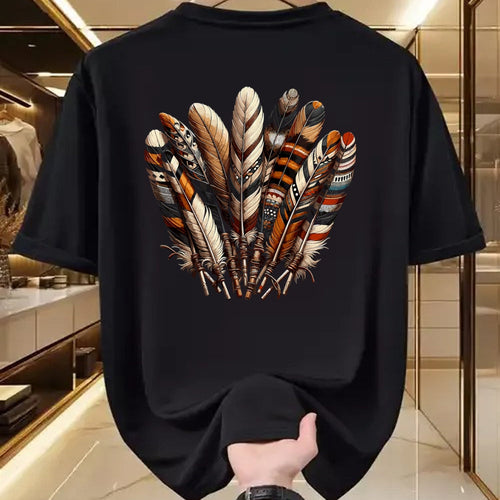 Native American T-Shirts, Vintage Native American Unisex T-Shirt/Hoodie/Sweatshirt HLT00 - Southwest Native American Indian Feather