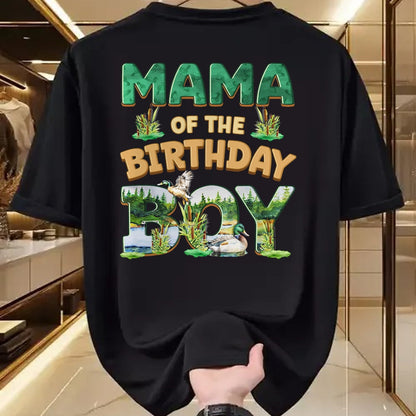 Gift for Dad Shirt, Funny Dad Unisex T-Shirt/Hoodie/Sweatshirt HLT00 – Mom Dad Mama Birthday Boy One Lucky Duck 1st First Family T-Shirt