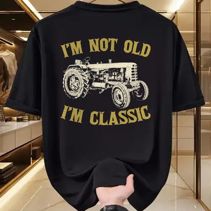 Best Farmer Life Shirt, Funny Farmer UnisexT-Shirt/Hoodie/Sweatshirt HLT00 - Vintage Tractor I'm Not Old I'm Classic Funny Tractor T-Shirt