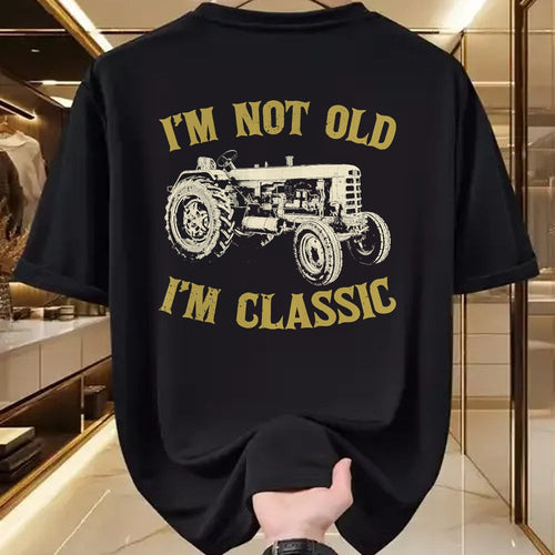 Best Farmer Life Shirt, Funny Farmer UnisexT-Shirt/Hoodie/Sweatshirt HLT00 - Vintage Tractor I'm Not Old I'm Classic Funny Tractor T-Shirt