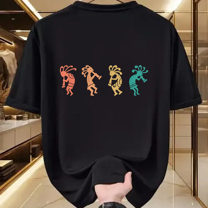 Native American T-Shirts, Vintage Native American Unisex T-Shirt/Hoodie/Sweatshirt HLT00 - Dancing Kokopelli Southwestern USA Native American Symbol