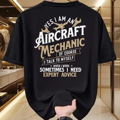 Best Mechanic Life Shirt, Funny Mechanic UnisexT-Shirt/Hoodie/Sweatshirt HLT00 - Yes I Am an Aircraft Mechanic - Airplane Aviation Technician T-Shirt