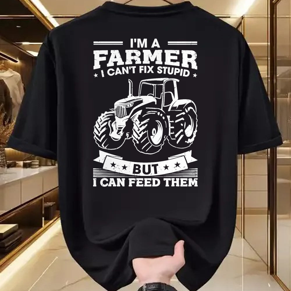 Best Farmer Life Shirt, Funny Farmer UnisexT-Shirt/Hoodie/Sweatshirt HLT00 - Funny Farming Tractor I'm A Farmer I Feed People T-Shirt