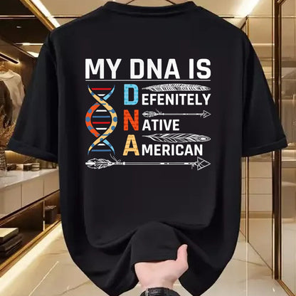 Native American T-Shirts, Vintage Native American Unisex T-Shirt/Hoodie/Sweatshirt HLT00 - Native American DNA Native Indian Pride Indigenous