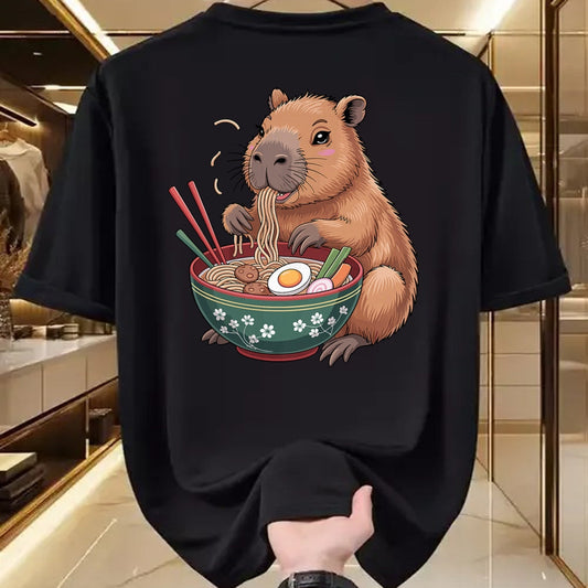 Cute Capybara Shirt, Funny Capybara Unisex T-Shirt/Hoodie/Sweatshirt HLT00 - Cool Capybara Art for Men Women Kids Rodent Capybara Lover T-Shirt