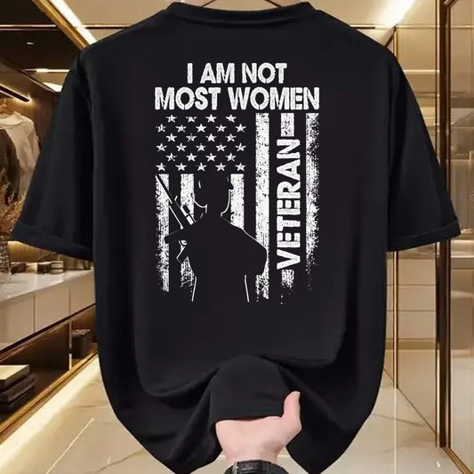 Proud Veteran Shirt, Funny Veteran UnisexT-Shirt/Hoodie/Sweatshirt HLT00 - I Am Not Most Women Veteran Shirt Soldier Wife Mom Mother T-Shirt