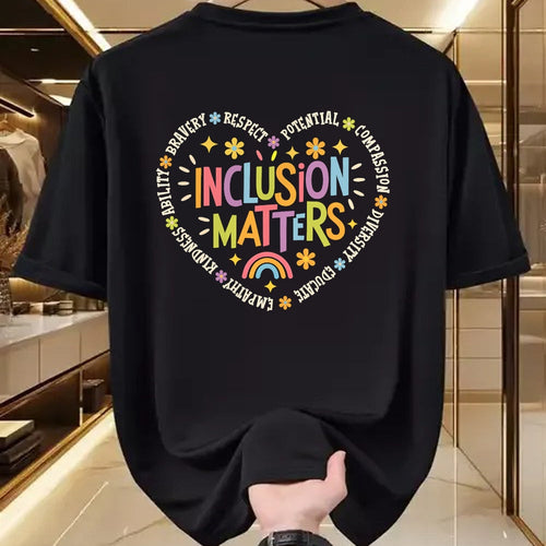 Best Teacher Shirt, Funny Teacher UnisexT-Shirt/Hoodie/Sweatshirt HLT00 - Inclusion Matters Special Education Teacher Autism Awareness T-Shirt