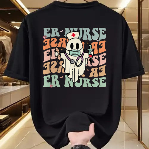 Funny Nurse Shirt, Nurse Unisex T-Shirt/Hoodie/Sweatshirt HLT00 - Groovy Emergency Room Nurse Funny Halloween Costume ER Nurse T-Shirt