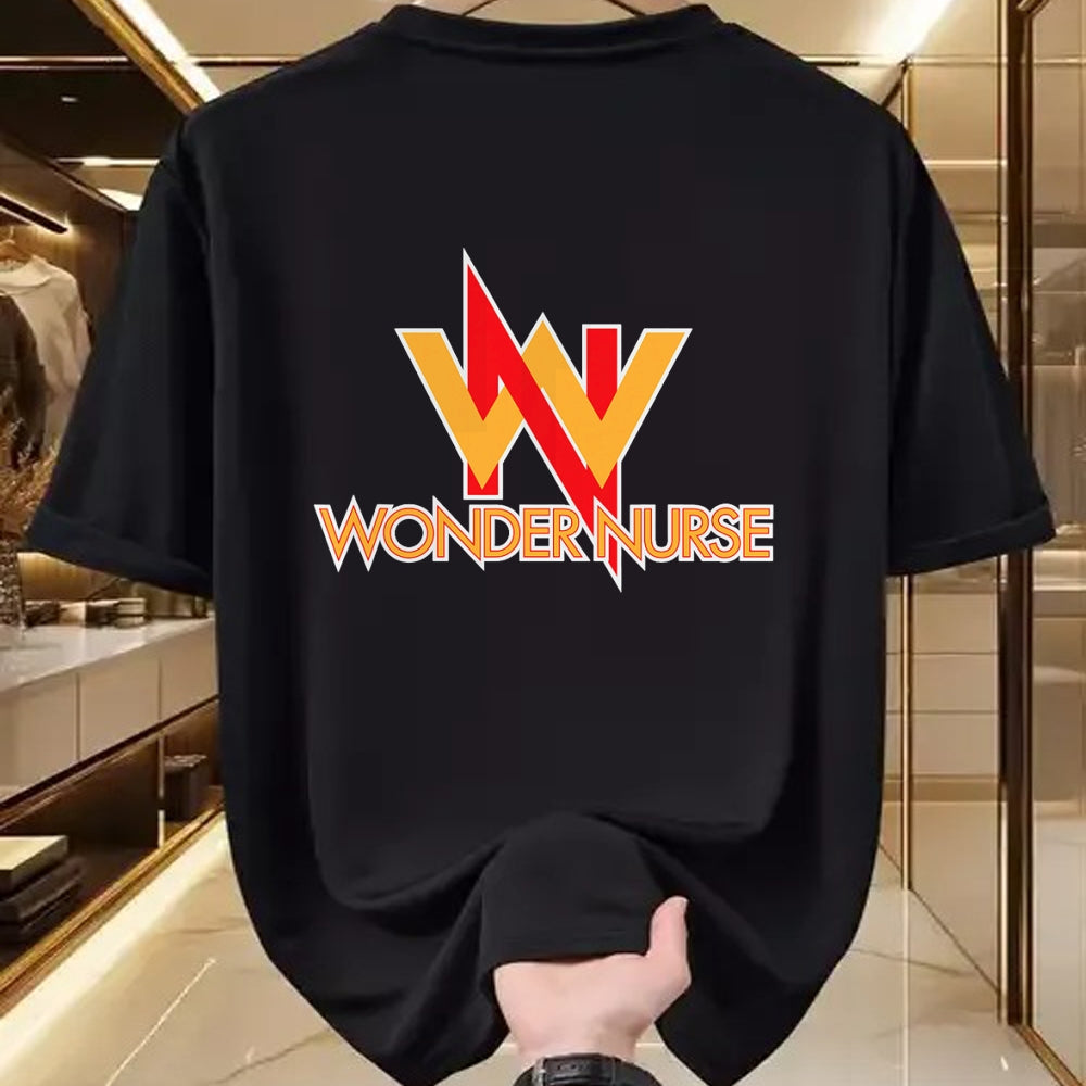 Funny Nurse Shirt, Nurse Unisex T-Shirt/Hoodie/Sweatshirt HLT00 - Wonder Nurse Superhero Costume for RN LPN Nursing Student T-Shirt