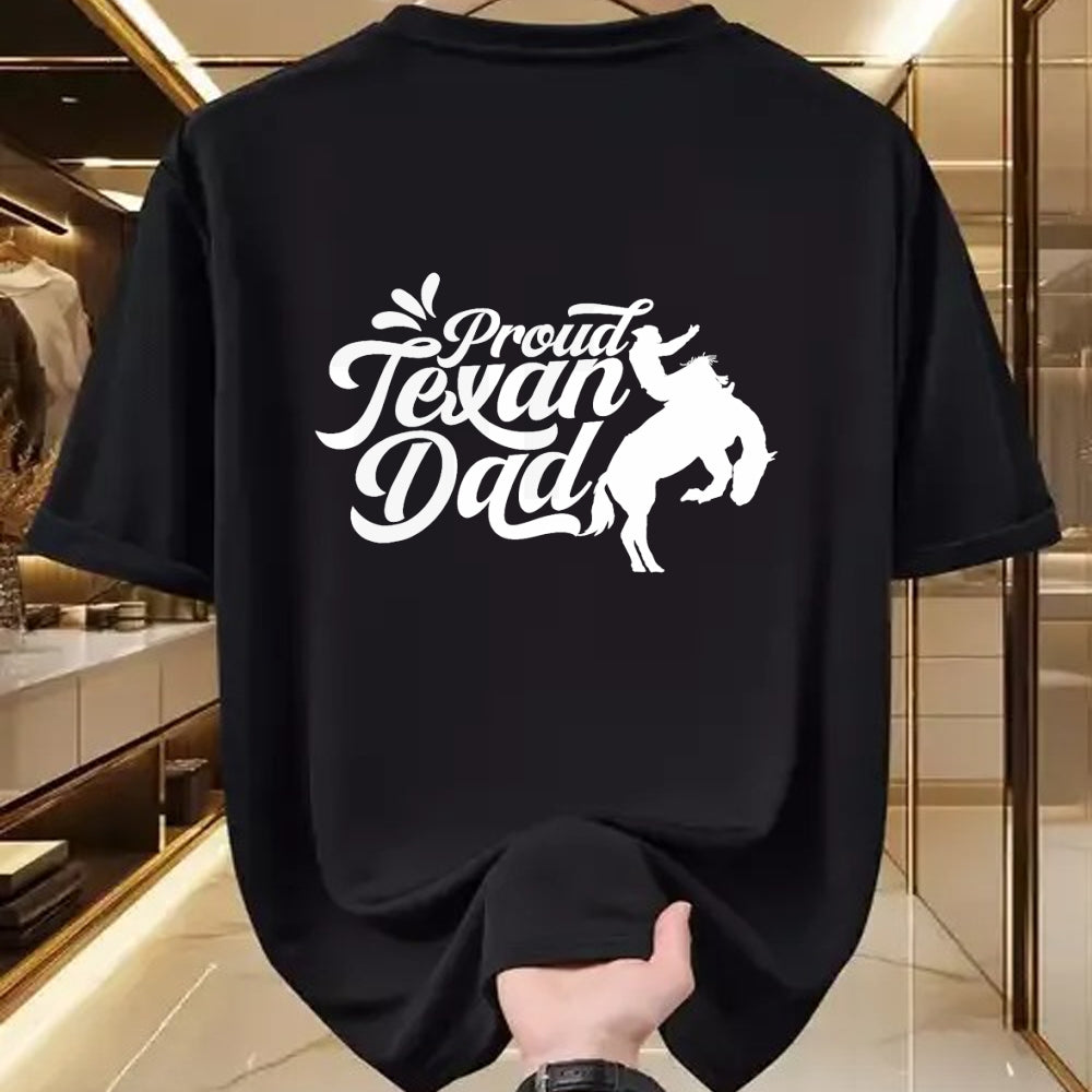 Gift for Dad Shirt, Funny Dad Unisex T-Shirt/Hoodie/Sweatshirt HLT00 – Proud Texan Dad Pride Texas Sayings State Father Daddy Papa T-Shirt