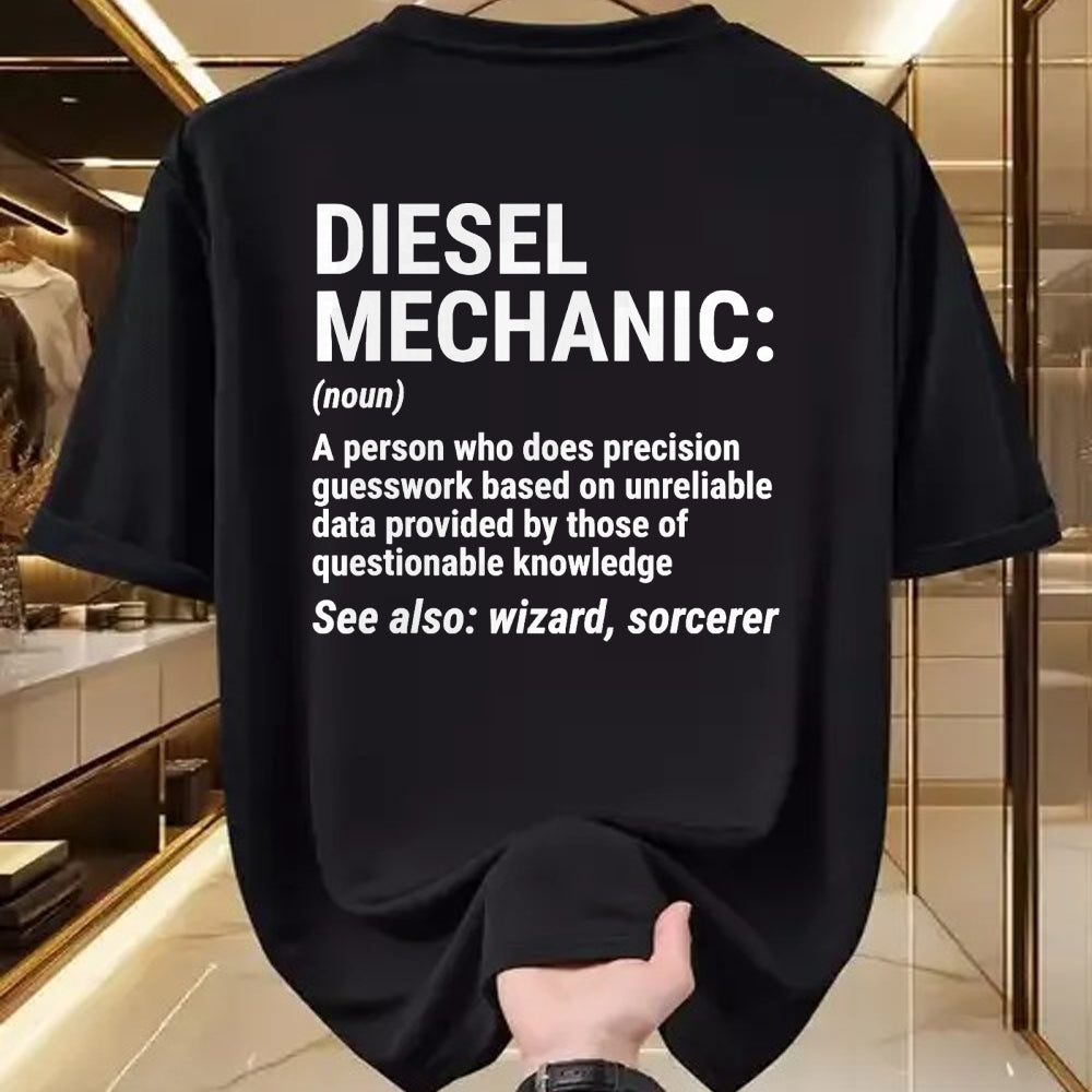Best Mechanic Life Shirt, Funny Mechanic UnisexT-Shirt/Hoodie/Sweatshirt HLT00 - Diesel Mechanic Definition T-Shirt Funny Mechanic Tee Gift T-Shirt