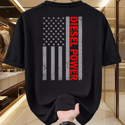 Best Mechanic Life Shirt, Funny Mechanic UnisexT-Shirt/Hoodie/Sweatshirt HLT00 - Diesel Power USA Flag Truck Turbo Brothers Mechanic T-Shirt