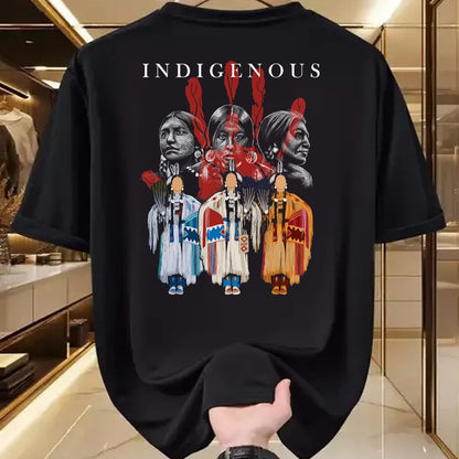 Native American T-Shirts, Vintage Native American Unisex T-Shirt/Hoodie/Sweatshirt HLT00 - Native American Indigenous Red Hand Indian Blood Themed