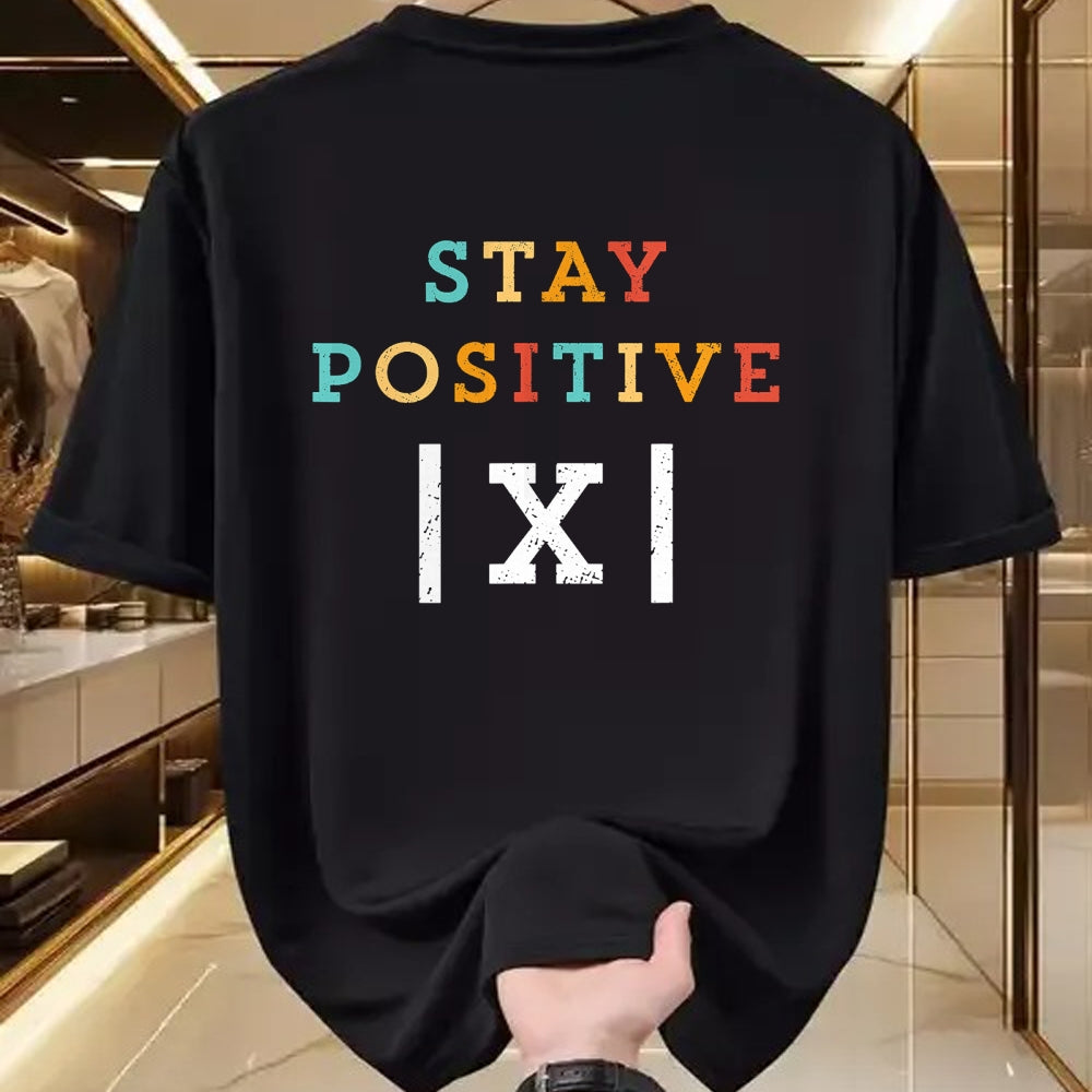 Best Teacher Shirt, Funny Teacher UnisexT-Shirt/Hoodie/Sweatshirt HLT00 - Stay Positive Funny Math Teacher Student School T-Shirt