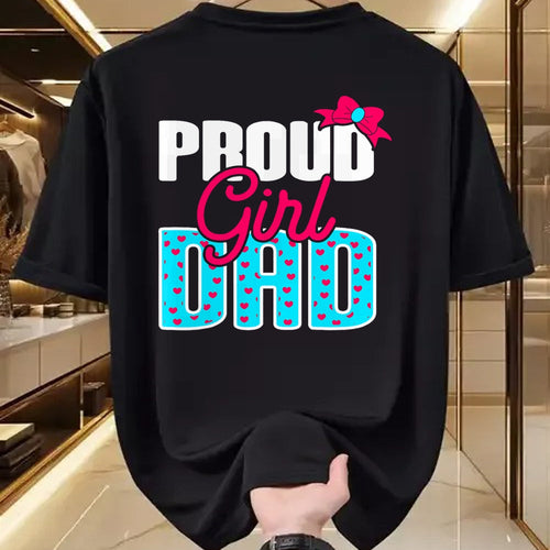 Gift for Dad Shirt, Funny Dad Unisex T-Shirt/Hoodie/Sweatshirt HLT00 – Girl Dad Proud Girl Dad Quote for Father of A Girl T-Shirt