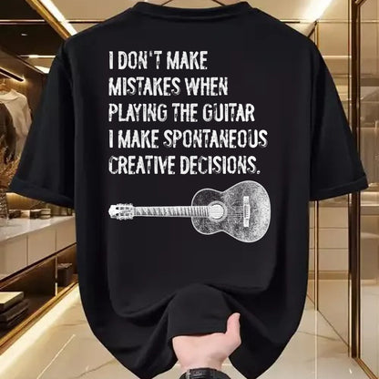 Guitar Lover Shirt, Funny Guitar UnisexT-Shirt/Hoodie/Sweatshirt HLT00 - Guitar Spontaneous Creative Decisions Acoustic Classical T-Shirt