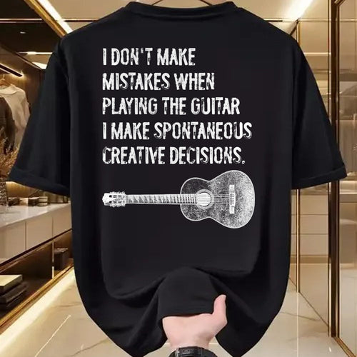 Guitar Lover Shirt, Funny Guitar UnisexT-Shirt/Hoodie/Sweatshirt HLT00 - Guitar Spontaneous Creative Decisions Acoustic Classical T-Shirt