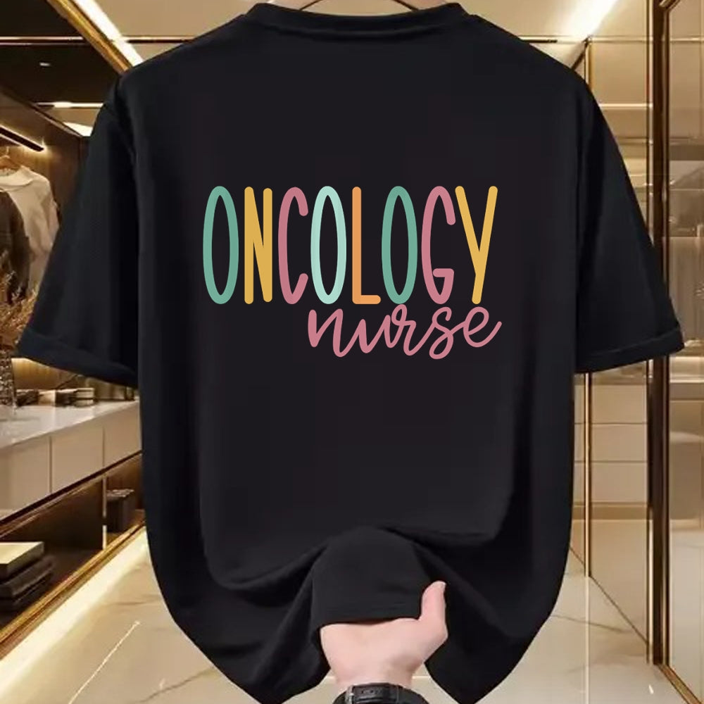 Funny Nurse Shirt, Nurse Unisex T-Shirt/Hoodie/Sweatshirt HLT00 - Cute Oncology Nurse Long Sleeve T-Shirt