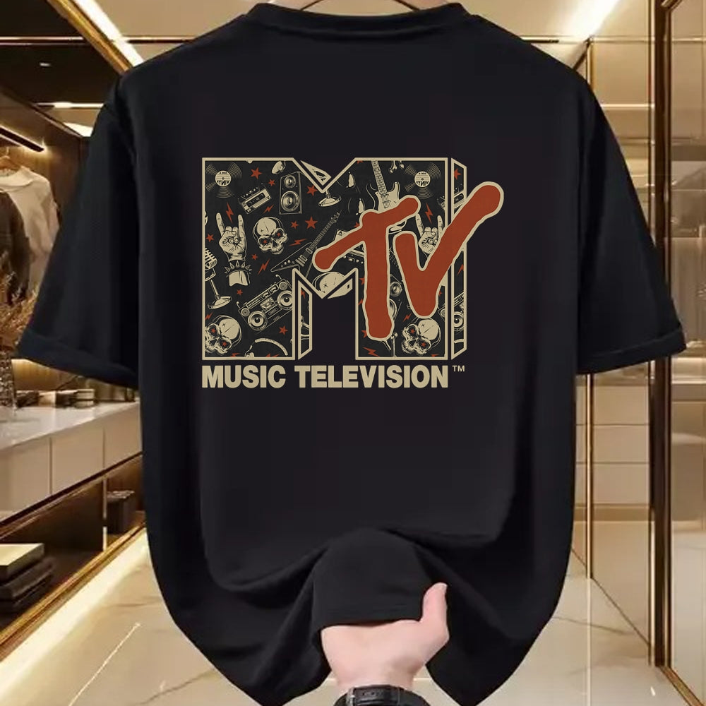 Guitar Lover Shirt, Funny Guitar UnisexT-Shirt/Hoodie/Sweatshirt HLT00 - MTV Rock n Roll Music Hard Heavy Metal Skull Guitar Vintage T-Shirt