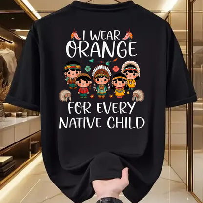 Native American T-Shirts, Vintage Native American Unisex T-Shirt/Hoodie/Sweatshirt HLT00 - Wear orange for every American native Indian children