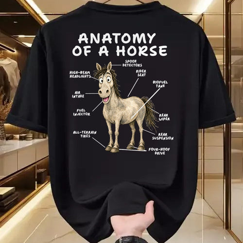 Best Horse Lover Shirt , Funny Horse UnisexT-Shirt/Hoodie/Sweatshirt HLT00 - Funny Horse Anatomy Equestrian Stable Life Humor T-Shirt