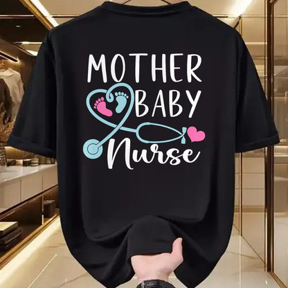 Funny Nurse Shirt, Nurse Unisex T-Shirt/Hoodie/Sweatshirt HLT00 - Postpartum Mother Baby Nurse Mom Baby Postpartum Nursing T-Shirt