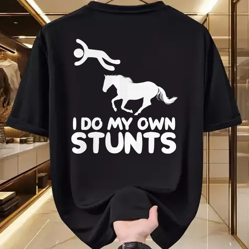 Best Horse Lover Shirt , Funny Horse UnisexT-Shirt/Hoodie/Sweatshirt HLT00 - I Do My Own Stunts Horse Rider Equestrian Horseback Riding T-Shirt