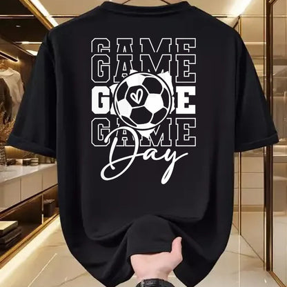 Gift for Mom Shirt, Funny Mom Unisex T-Shirt/Hoodie/Sweatshirt HLT00 - Game Day Soccer T-Shirt