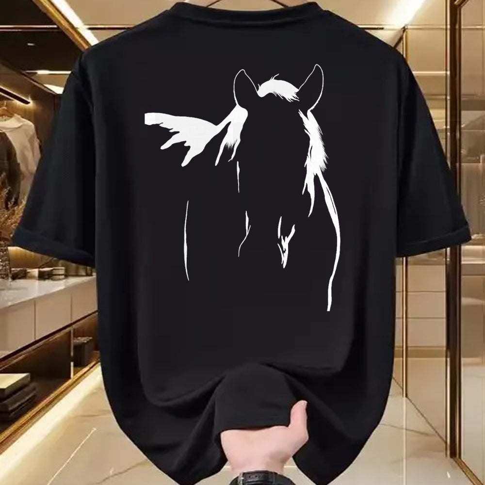 Best Horse Lover Shirt , Funny Horse UnisexT-Shirt/Hoodie/Sweatshirt HLT00 - Horse Silhouette Graphic Art Design T-Shirt