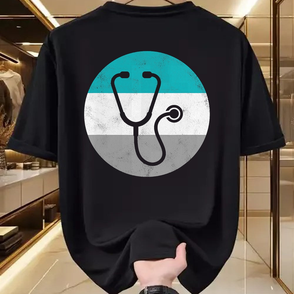 Best Doctor Shirt, Funny Doctor UnisexT-Shirt/Hoodie/Sweatshirt HLT00 - Stethoscope Retro Doctor Gift for Men Women Boys & Girls T-Shirt