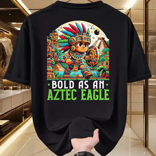 Native American T-Shirts, Vintage Native American Unisex T-Shirt/Hoodie/Sweatshirt HLT00 - Aztec Warrior Mexico Native Mexican Aztec Civilization