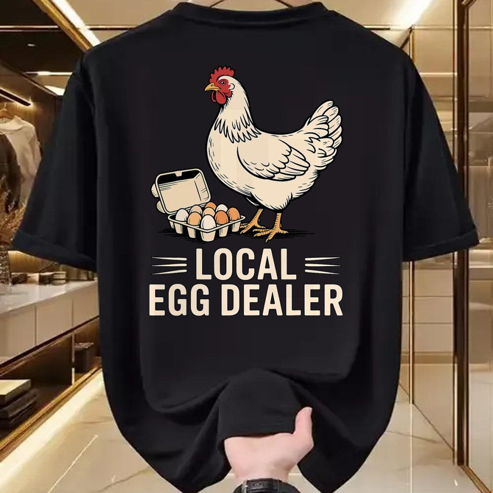Best Farmer Life Shirt, Funny Farmer UnisexT-Shirt/Hoodie/Sweatshirt HLT00 - Vintage Local Egg Dealer Chicken Funny Farmer Easter T-Shirt