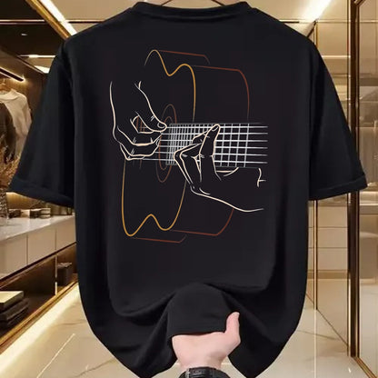 Guitar Lover Shirt, Funny Guitar UnisexT-Shirt/Hoodie/Sweatshirt HLT00 - Cool Acoustic Guitar for Men Women Acoustic Guitar Player T-Shirt, Men, Black, 3X-Large