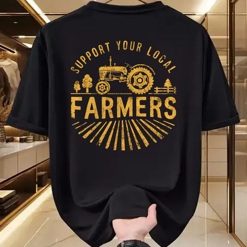 Best Farmer Life Shirt, Funny Farmer UnisexT-Shirt/Hoodie/Sweatshirt HLT00 - Support Your Local Farmers Farming Life Farm Tractor Farmer T-Shirt