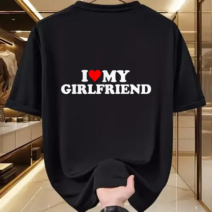 Best Wife Shirt, Wife and Husband Unisex T-Shirt/Hoodie/Sweatshirt HLT00 - I Love My Hot Girlfriend I Heart My Hot Girlfriend GF T-Shirt (2)
