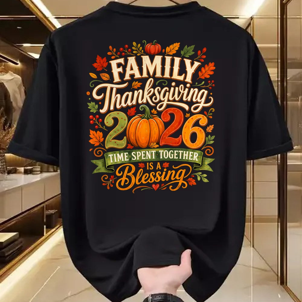 Best Thanksgiving Family Shirt , Funny Thanksgiving UnisexT-Shirt/Hoodie/Sweatshirt HLT00 - Family Thanksgiving Squad 2026 Matching Family Thanksgiving T-Shirt
