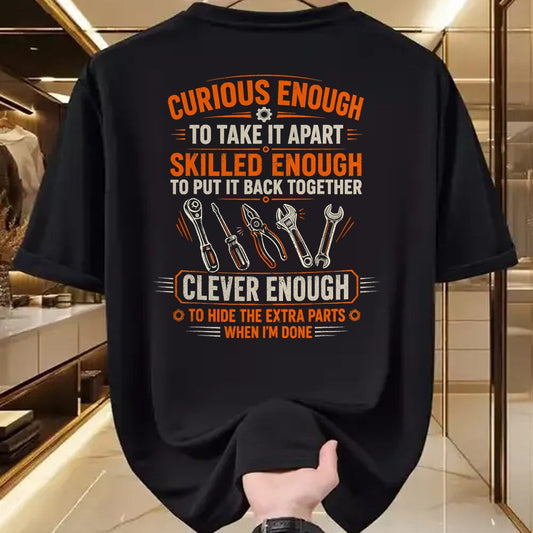 Best Mechanic Life Shirt, Funny Mechanic UnisexT-Shirt/Hoodie/Sweatshirt HLT00 - Mechanic Curious Enough to Take It Apart Car Auto Garage T-Shirt