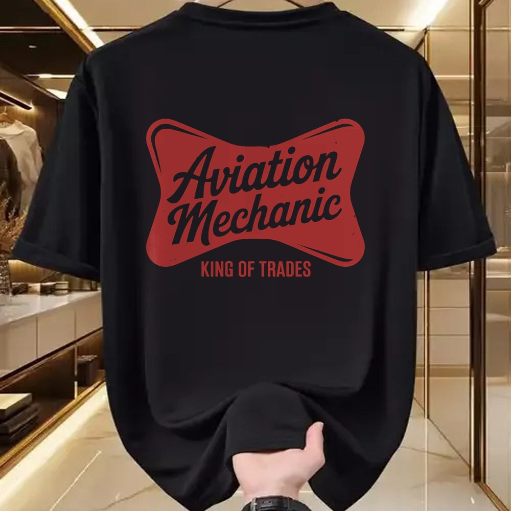 Best Mechanic Life Shirt, Funny Mechanic UnisexT-Shirt/Hoodie/Sweatshirt HLT00 - Aviation Mechanic King of Trades, Aircraft Plane Maintenance Long Sleeve T-Shirt