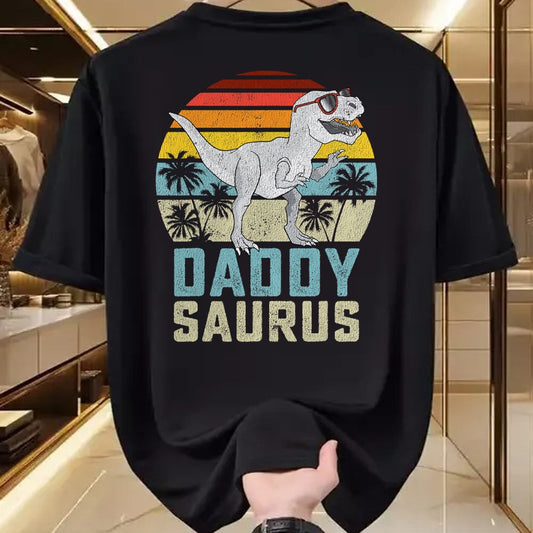 Best Dinosaur Lover Shirt, Funny Dinosaur UnisexT-Shirt/Hoodie/Sweatshirt HLT00 - Daddysaurus T Rex Dinosaur Daddy Saurus Family Matching T-Shirt (2)