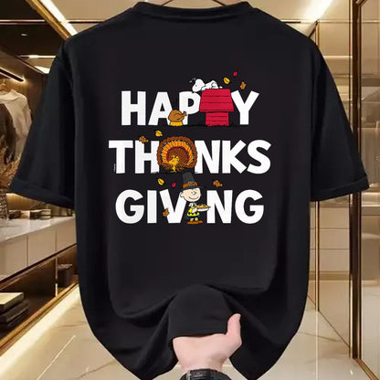 Best Thanksgiving Family Shirt , Funny Thanksgiving UnisexT-Shirt/Hoodie/Sweatshirt HLT00 - Peanuts - Happy Thanksgiving Icons T-Shirt