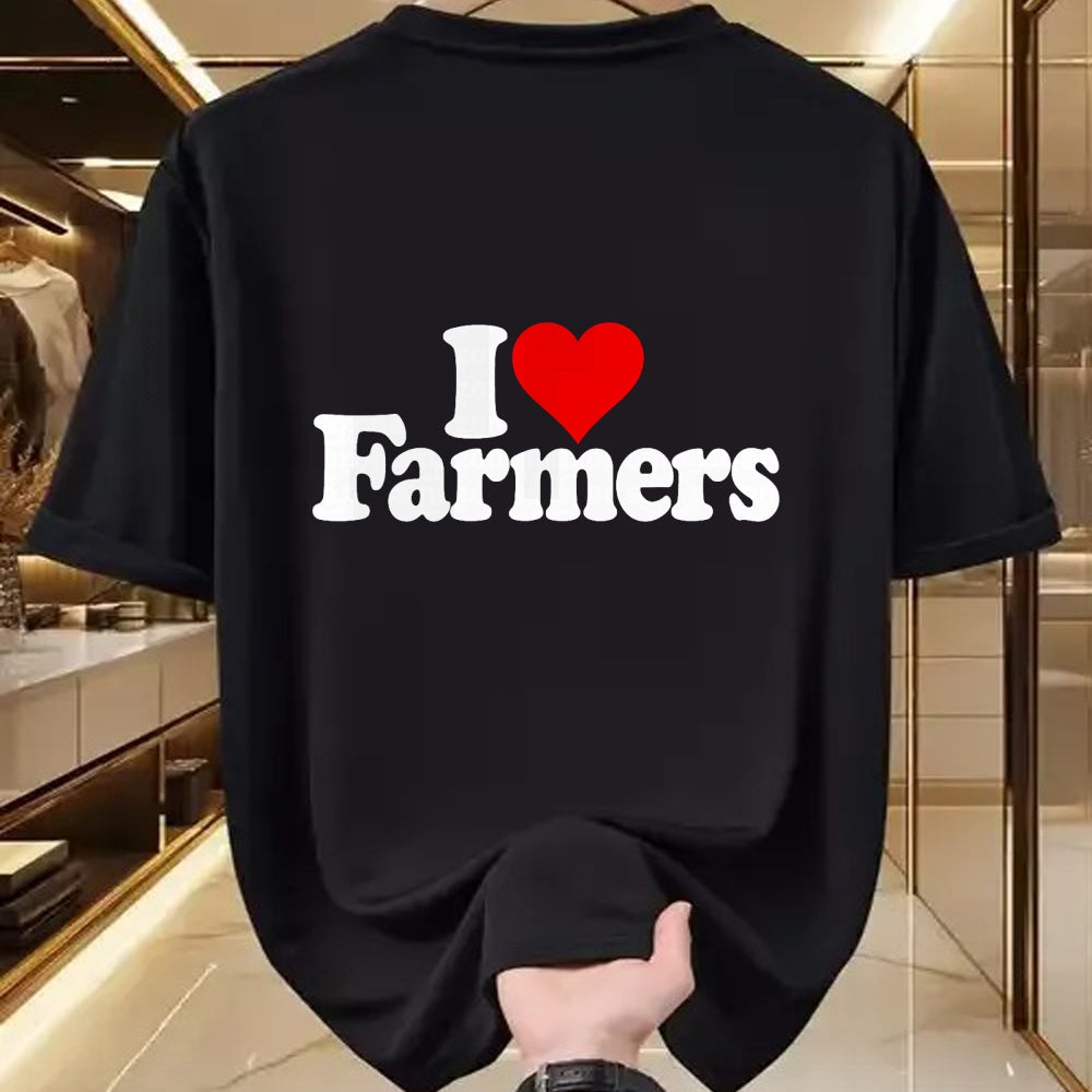 Best Farmer Life Shirt, Funny Farmer UnisexT-Shirt/Hoodie/Sweatshirt HLT00 - I LOVE HEART FARMERS T-Shirt