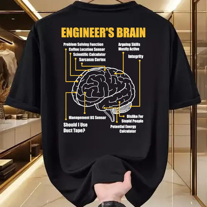 Best Mechanic Life Shirt, Funny Mechanic UnisexT-Shirt/Hoodie/Sweatshirt HLT00 - Engineer's Brain - Funny Sarcastic Engineering Gift Short Sleeve T-Shirt
