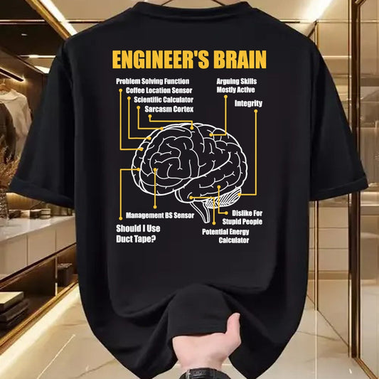 Best Mechanic Life Shirt, Funny Mechanic UnisexT-Shirt/Hoodie/Sweatshirt HLT00 - Engineer's Brain - Funny Sarcastic Engineering Gift Short Sleeve T-Shirt