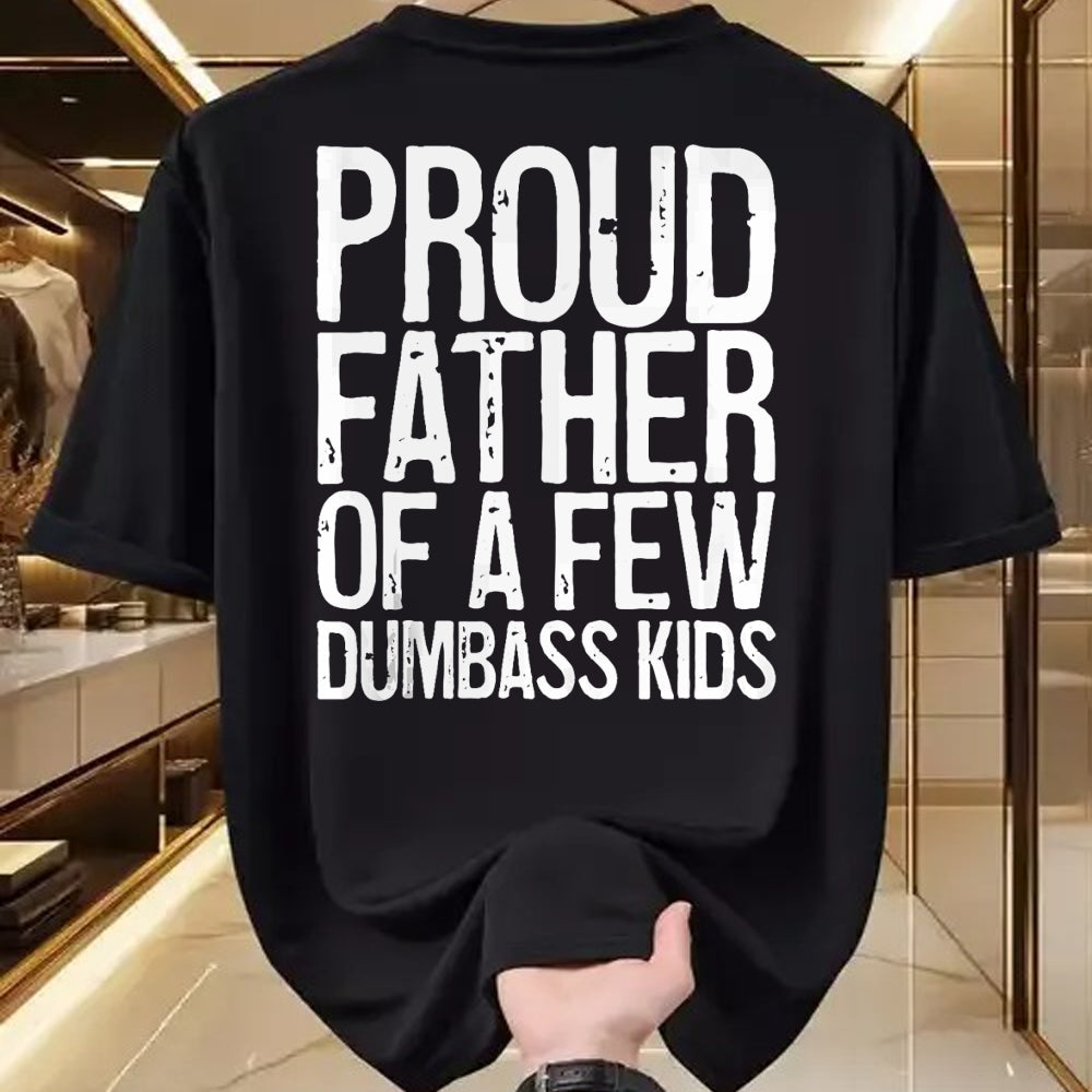 Gift for Dad Shirt, Funny Dad Unisex T-Shirt/Hoodie/Sweatshirt HLT00 – Mens Proud Father Of A Few Dumbass Kids T-Shirt Funny Fathers Day Tank Top
