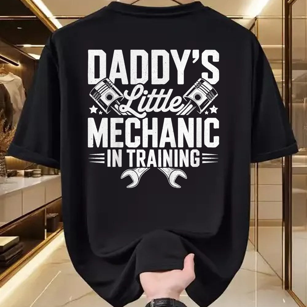Best Mechanic Life Shirt, Funny Mechanic UnisexT-Shirt/Hoodie/Sweatshirt HLT00 - Daddy's Little Mechanic in Training Shirt Funny Little Boy T-Shirt