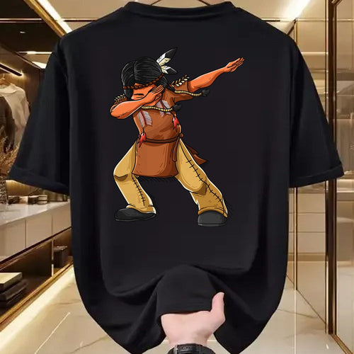 Native American T-Shirts, Vintage Native American Unisex T-Shirt/Hoodie/Sweatshirt HLT00 - Dabbing Indian Funny Cute Native American Dance Dab Gift