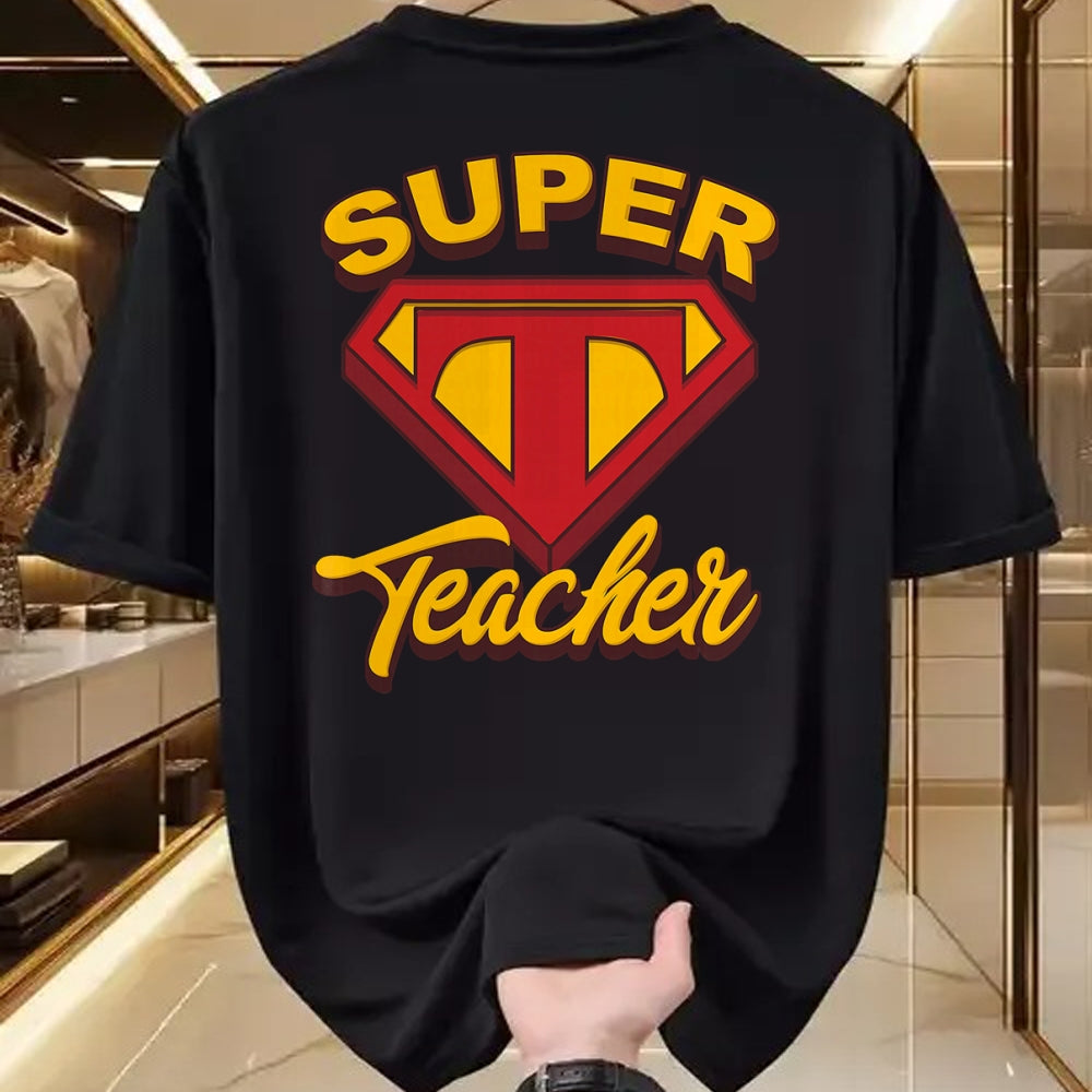 Best Teacher Shirt, Funny Teacher UnisexT-Shirt/Hoodie/Sweatshirt HLT00 - Superteacher Superhero Funny Teacher T-Shirt